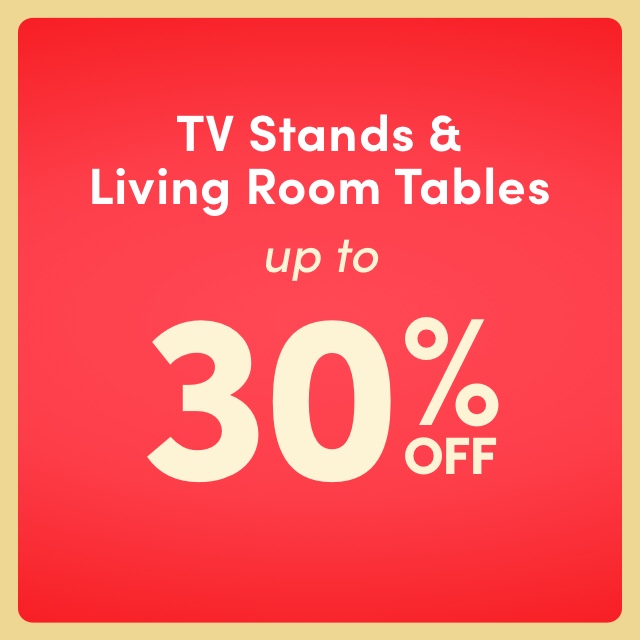 TV Stand & Living Room Table Clearance