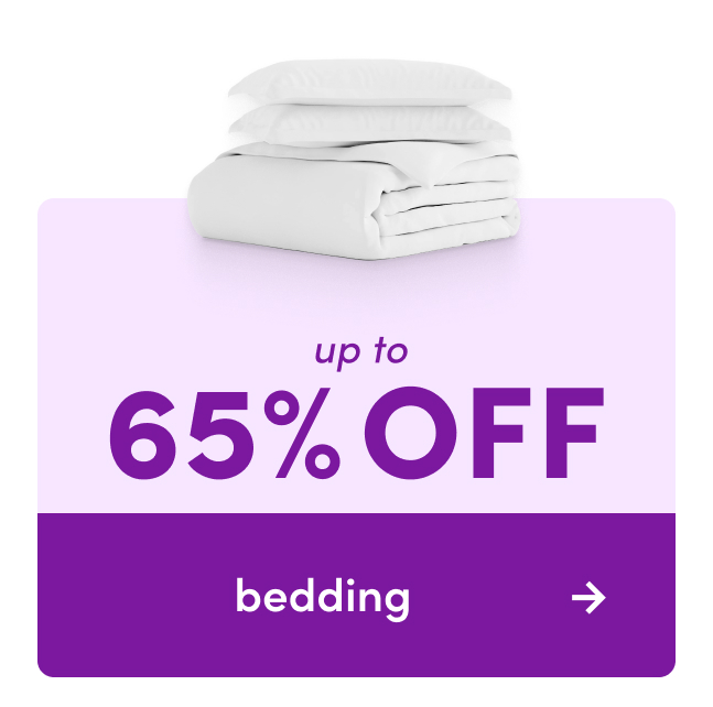 bedding clearance.