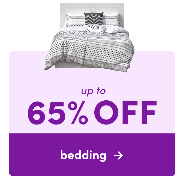 Way Day: bedding