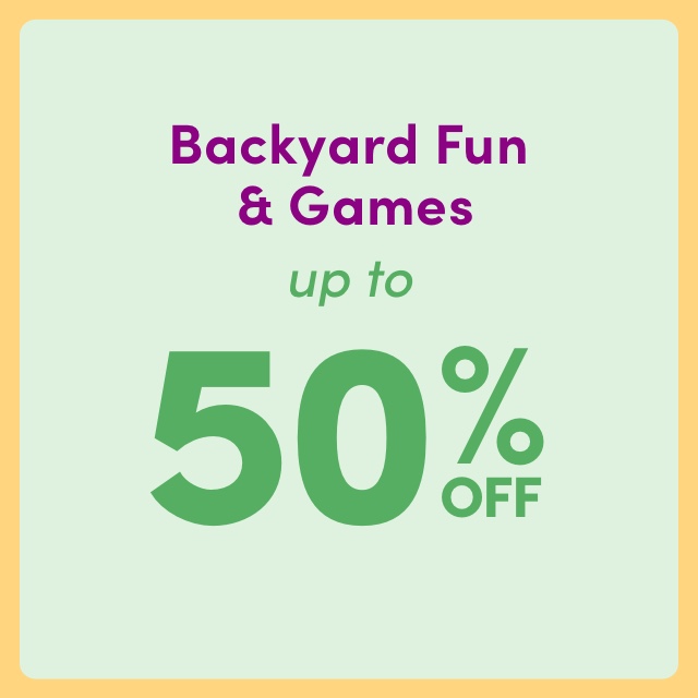 Backyard Fun & Games Sale