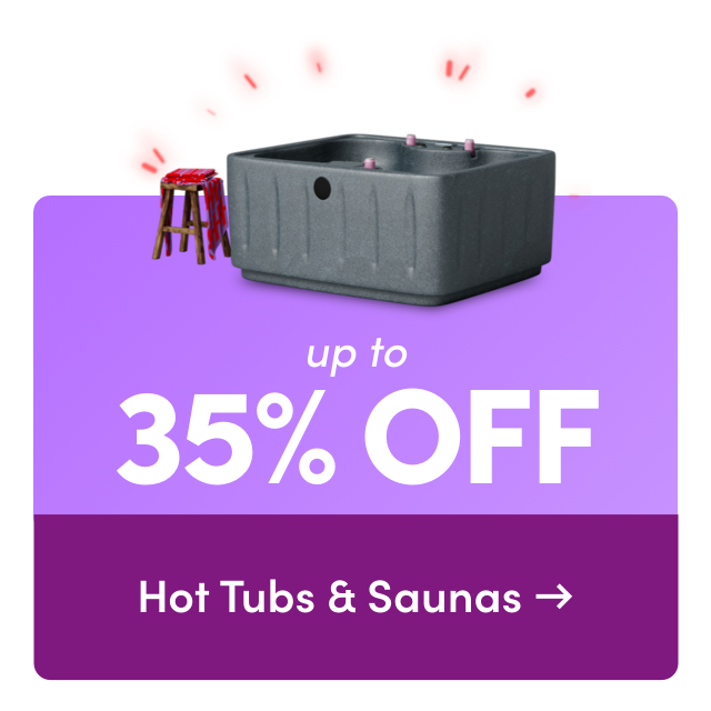 Deals on Hot Tubs & Saunas