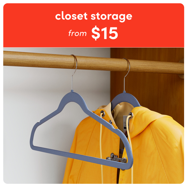 deals on closet storage
