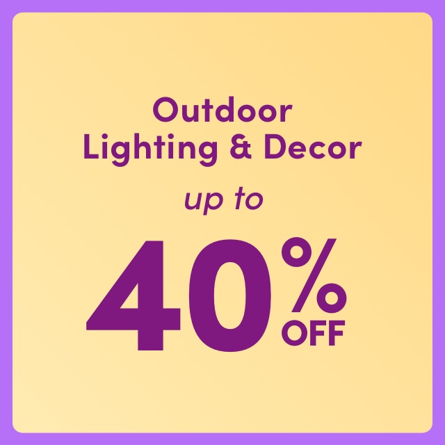 Outdoor Lighting & Decor Deals