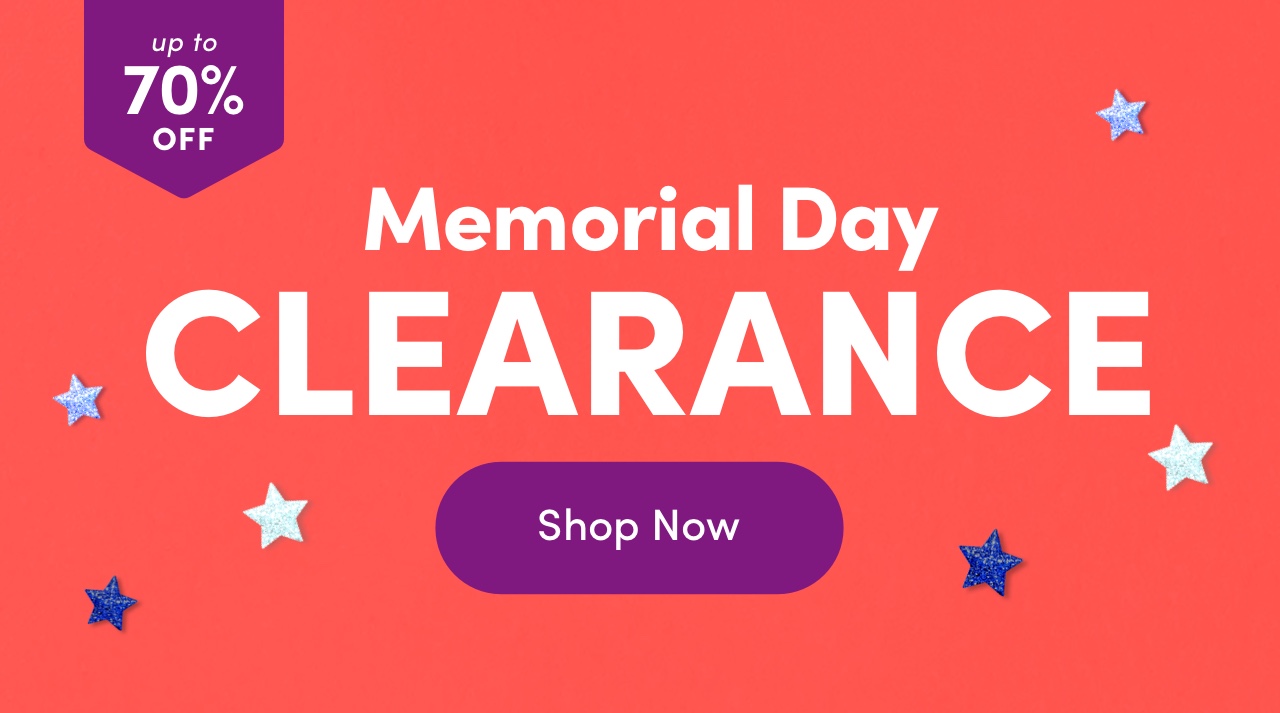 K . Memorial Day " CLEARANCE - CED 