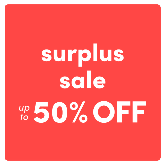 surplus sale.