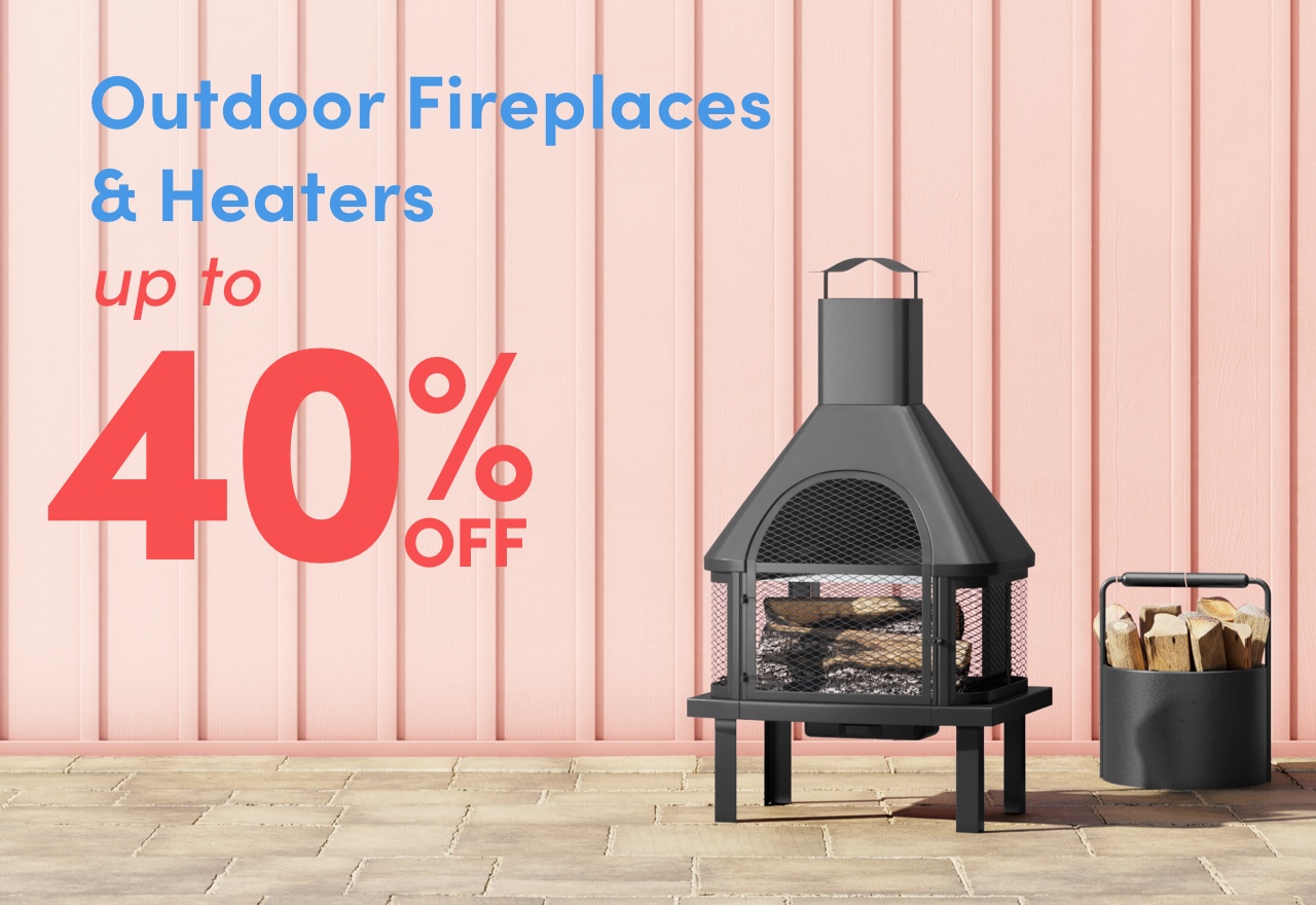 Outdoor Fireplace & Heater Clearance