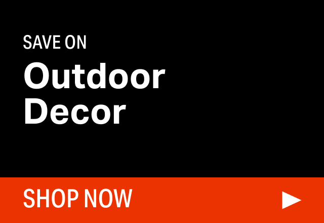 Save on Modern Outdoor Decor