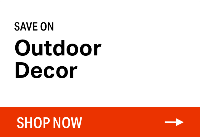 Save on Modern Outdoor Decor