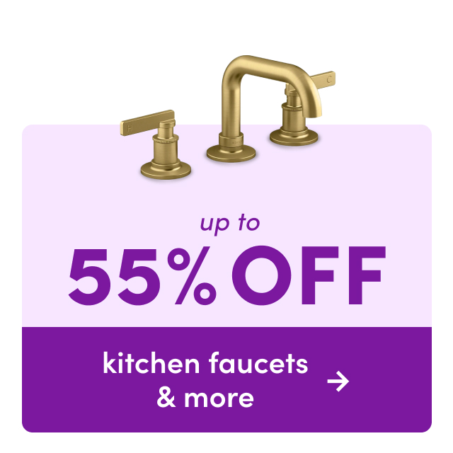 deals on kitchen faucets & more