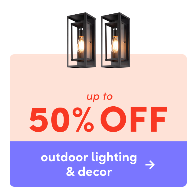 outdoor lighting & decor clearance