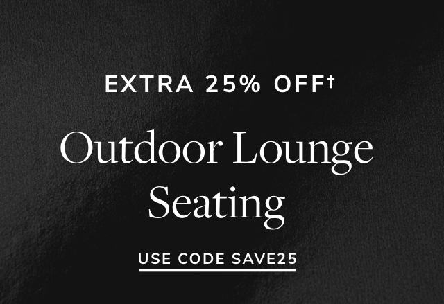 Extra 25% Off Outdoor Lounge Seating
