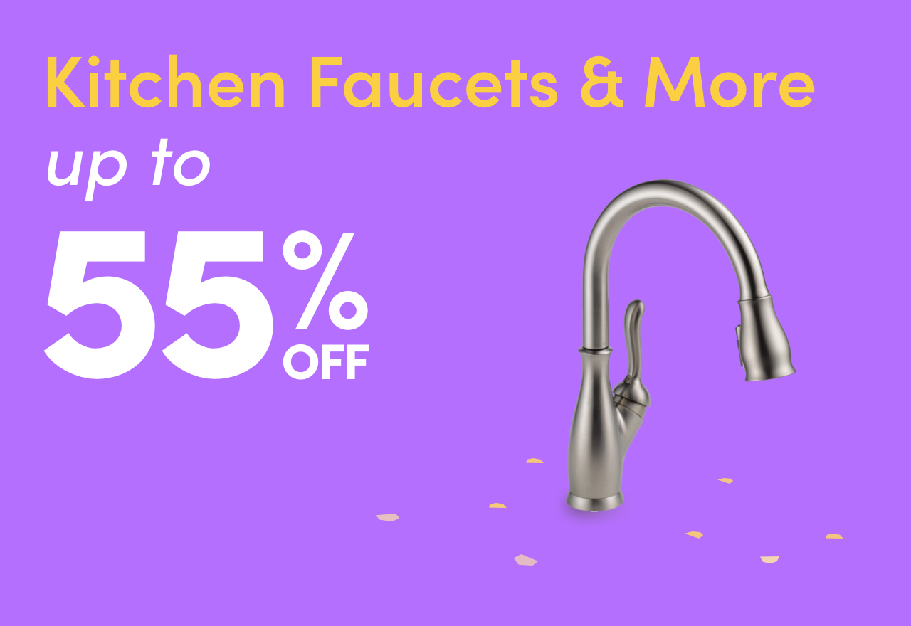 Kitchen Faucets & More on Sale