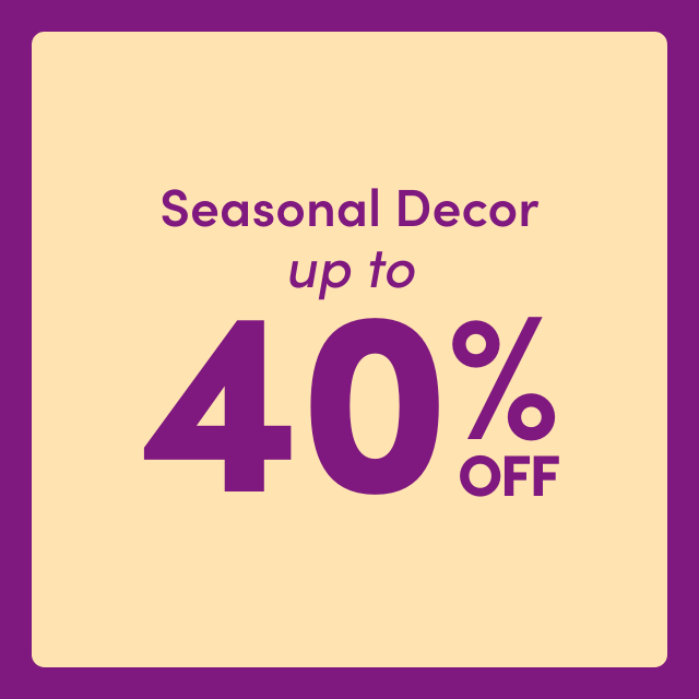 Seasonal Decor Clearance