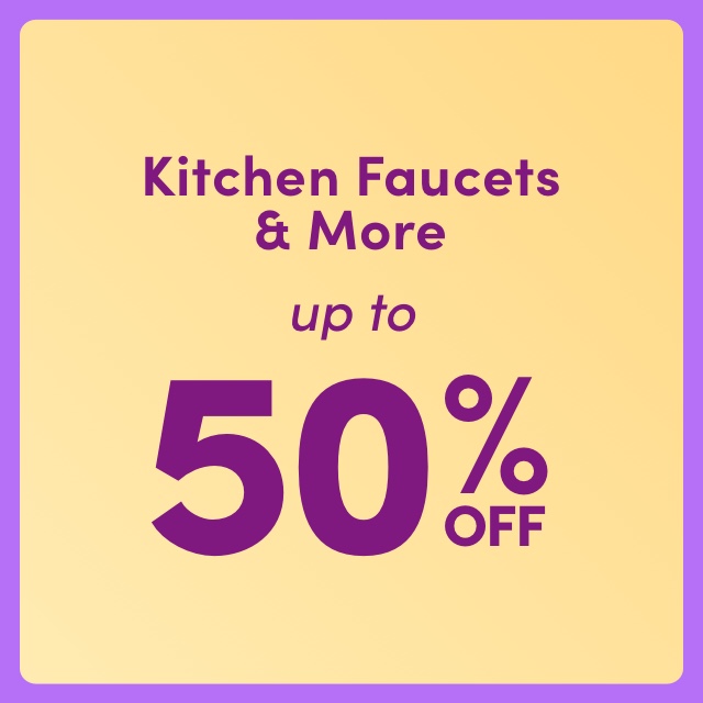 Kitchen Faucets & More Deals