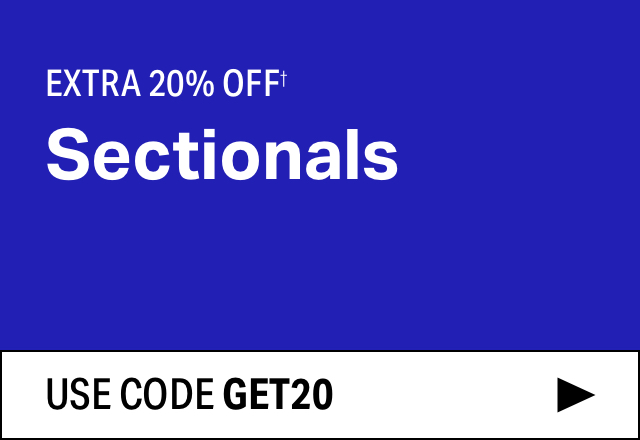 Extra 20% off Sectionals