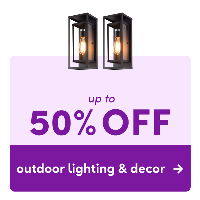 outdoor lighting & decor clearout.