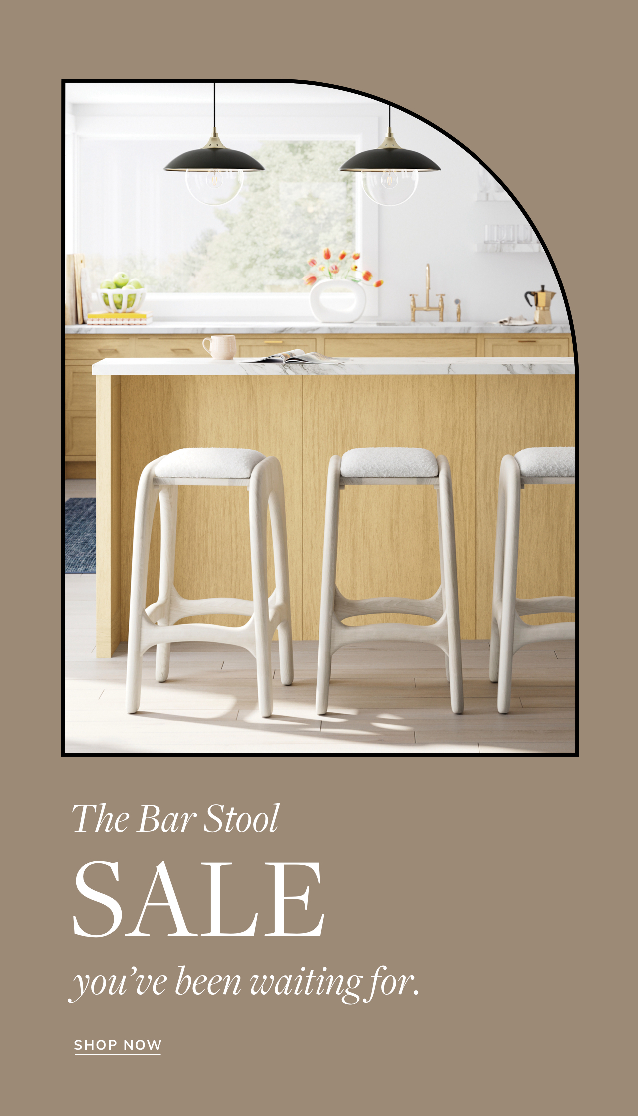  The Bar Stool NI DY youve been waiting for. SHOP NOW 