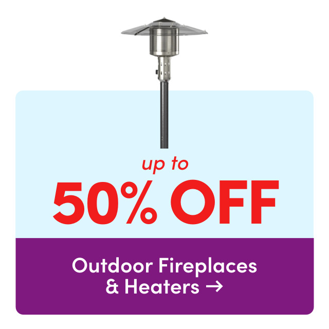 Outdoor Fireplace & Heater Clearance