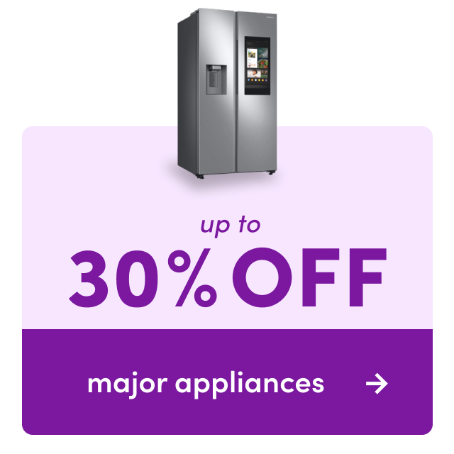 major-appliance sale.