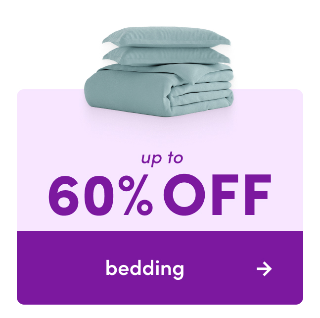 bedding sale.