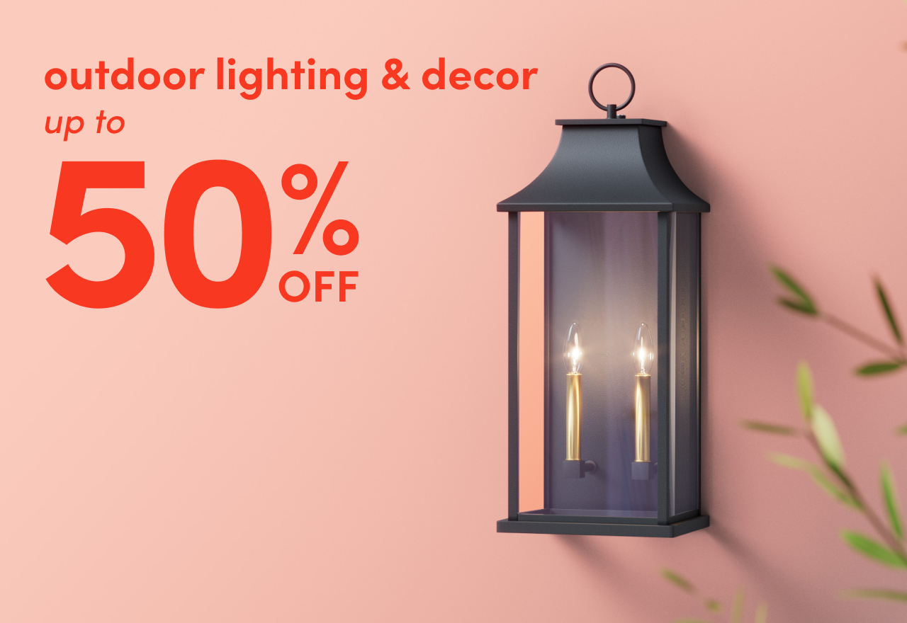 outdoor lighting & decor clearance