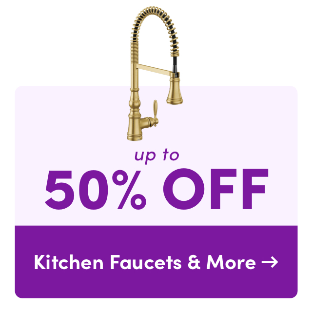 Kitchen Faucets & More on Sale
