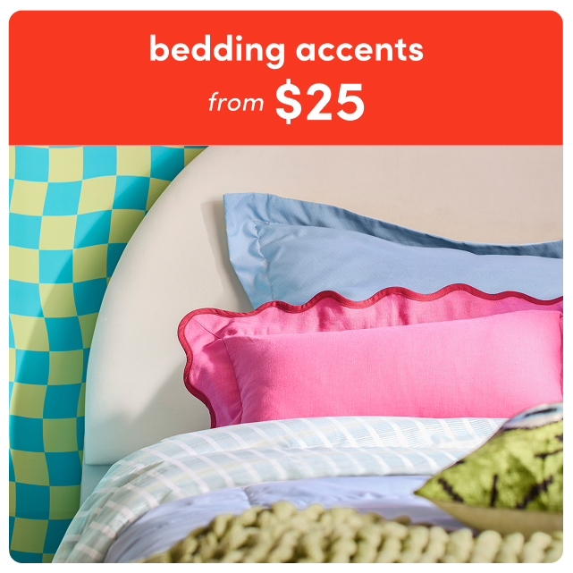 deals on bedding accents