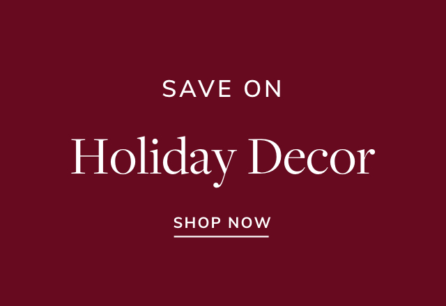 Save on Holiday Decor