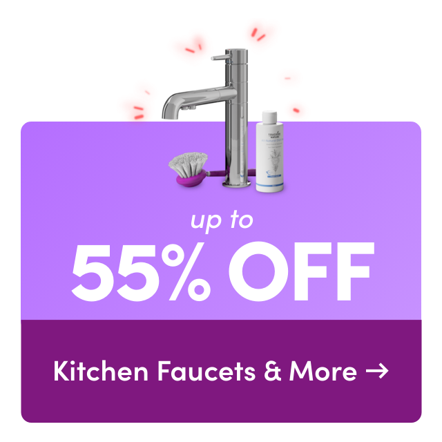 Deals on Kitchen Faucets & More