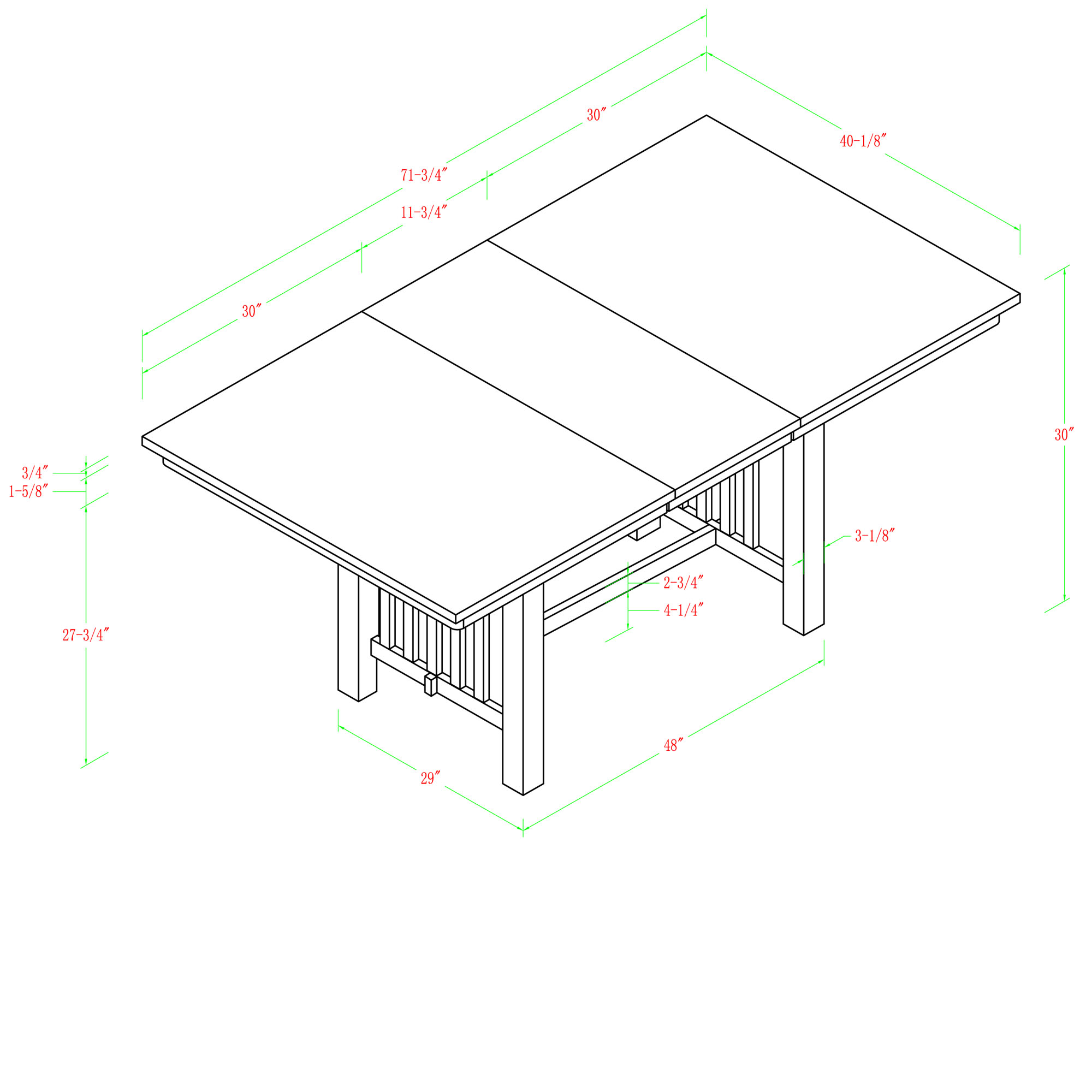 Home Loft Concepts Sequoyah Extendable Dining Table Home Loft Concepts Sequoyah Extendable Dining Table