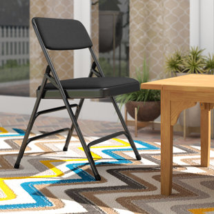 NATIONAL PUBLIC SEATING Fabric Padded Folding Chair Set (Set of 4)