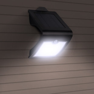 FEITELECTRIC 1 - Head LED Solar Powered Dusk to Dawn Outdoor Security Wall Pack