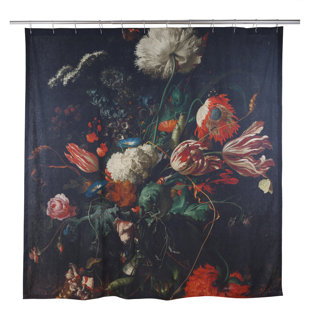 SIREN SONG BY THOMAS PAUL Cotton Floral Shower Curtain