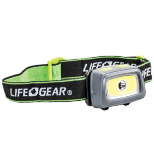 LIFEGEAR 2.25'' Battery Powered Integrated LED Headlamp