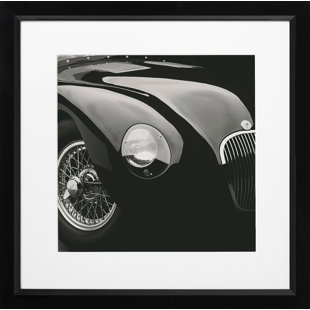 HAPPY LARRY Jaguar C-Type Framed Photographic Print
