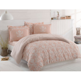 ASIR GROUP INC Modern & Contemporary Cotton Blend Floral Duvet Cover Set