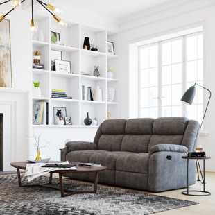 AMERICAN WHOLESALE FURNITURE Avalon 82'' Upholstered Reclining Sofa