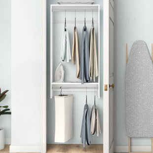 DOTTED LINE™ Grid 25.125'' Closet System (Can Be Cut To Fit)