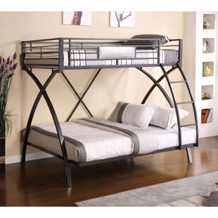 Kameron Twin Over Full Metal Standard Bunk Bed by Greyleigh™ Teen