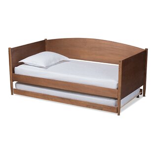 IHOME STUDIO Solid Wood Daybed with Trundle