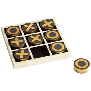 CYAN DESIGN Noughts Crosses Decorative Puzzle Or Game