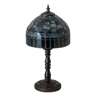 MEYDA LIGHTING Meyda Tiffany & Stained Glass Metal Table Lamp