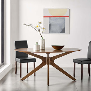 Modway Carson Carrington Kampbacken 71-inch Oval Wood Dining Table