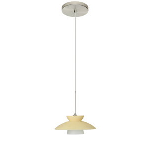 BESA LIGHTING Trilo 1 - Light Single Dome Pendant