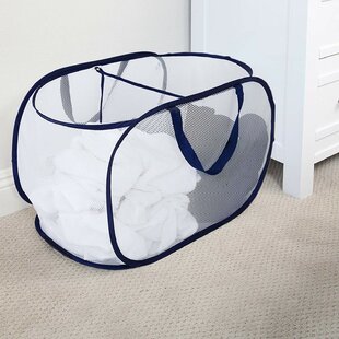 SMARTDESIGN Mesh Rolling Laundry Sorter with Handles