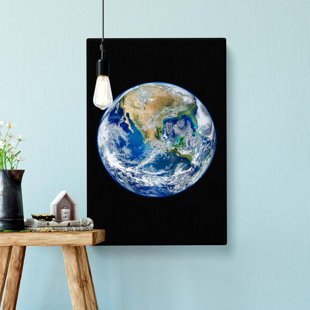 BIG BOX ART An Amazing Image Of Earth - Wrapped Canvas Photograph