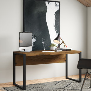 17 STORIES Rauli Metal Base Writing Desk
