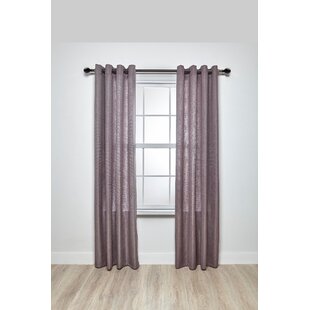 UMBRA Steel Adjustable Overall Width Single Curtain Rod