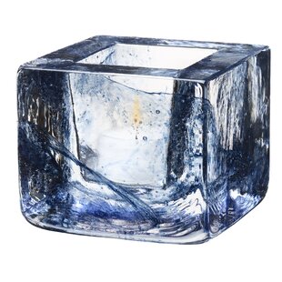 KOSTA BODA Brick 2.9528'' H Glass Tabletop Votive Holder