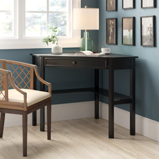 HOKKU DESIGNS Blithe Corner Solid Wood Base Computer Desk